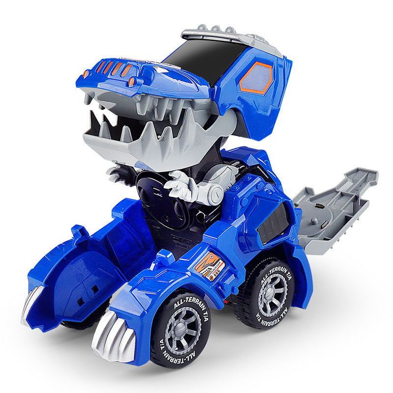 Battery-operated electric transformer toy car with lights & sounds - ideal for kids