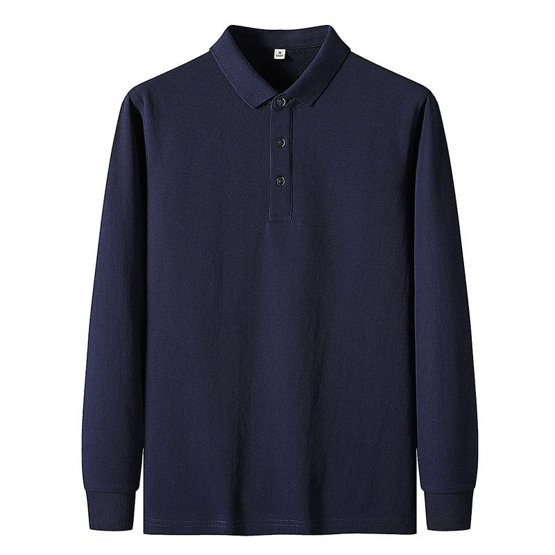 Long-sleeved polo shirt jacket | ideal for spring and autumn