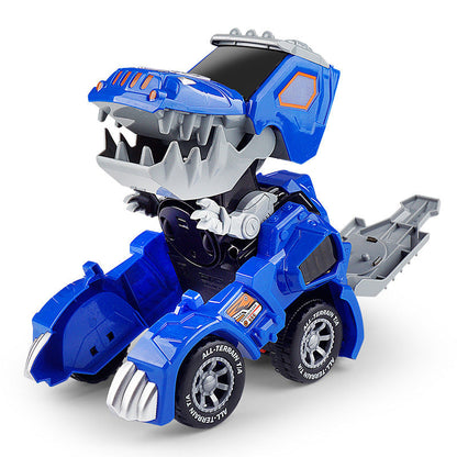 Battery-operated electric transformer toy car with lights & sounds - ideal for kids