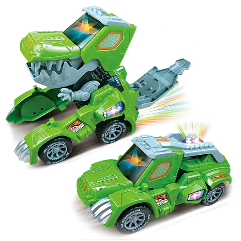 Battery-operated electric transformer toy car with lights & sounds - ideal for kids