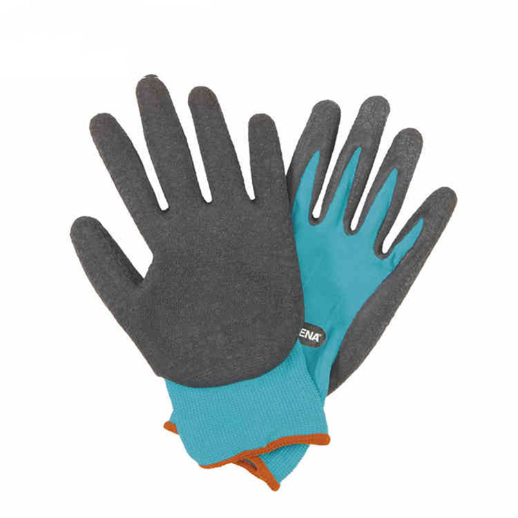 Garden gloves with non-slip latex coating – durable & water-repellent | ideal for planting & gardening