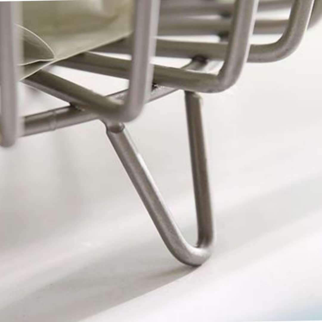 Metal wire storage basket – multifunctional iron organizer for home & office, ideal for desktop storage
